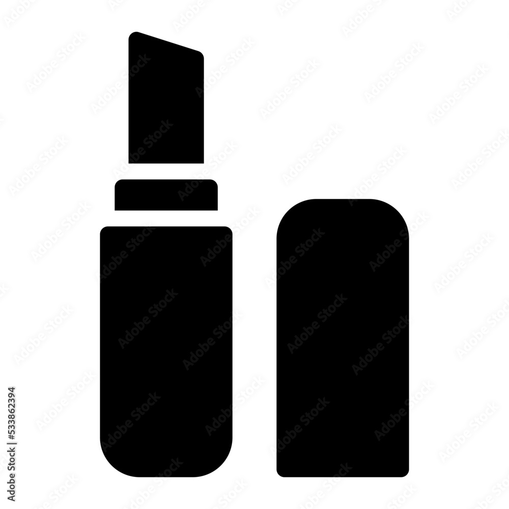 lipstick glyph icon lipstick glyph icon