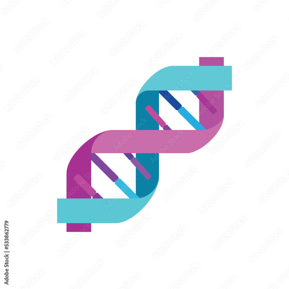 The double helix of DNA emoji vector Stock Vector Adobe Stock