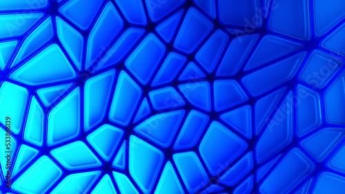 Fototapeta Naklejka Na Ścianę i Meble -  blue abstract background vith futuristic trendy shape