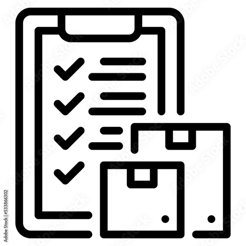 checklist Outline icon