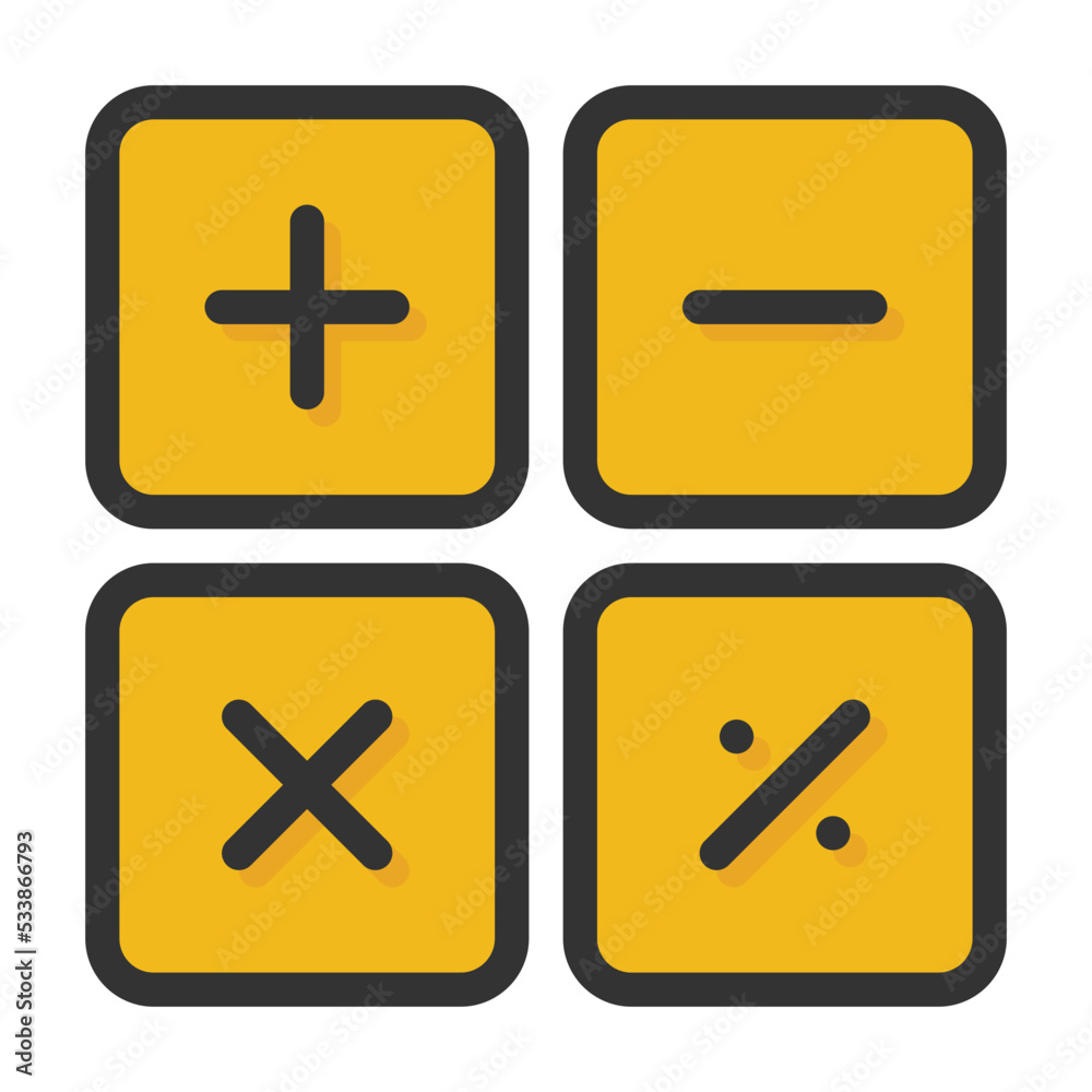 Obraz premium calculator Filled Outline icon