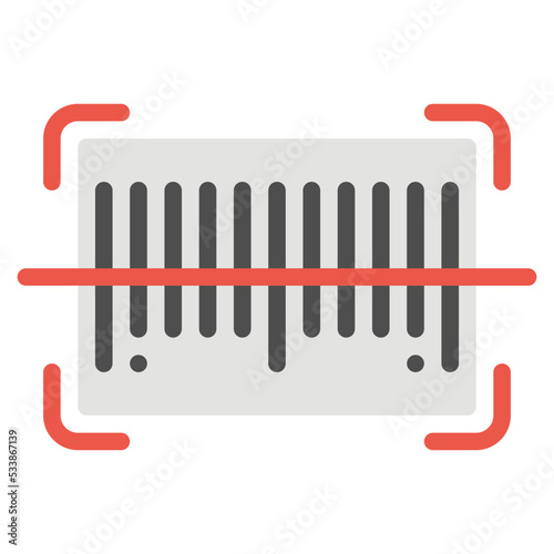 barcode flat icon