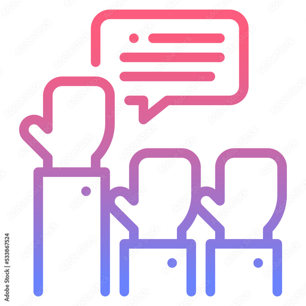 vote gradient icon vote gradient icon