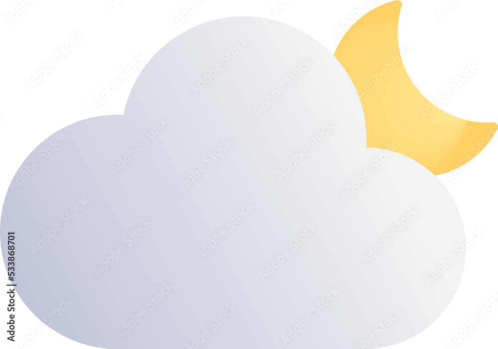 Obraz premium Weather Icon Set - Night