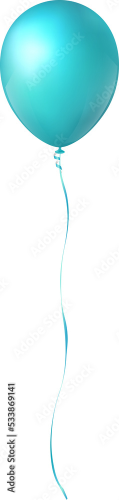 3D realistic party decoration helium balloon 3D realistic party decoration helium balloon