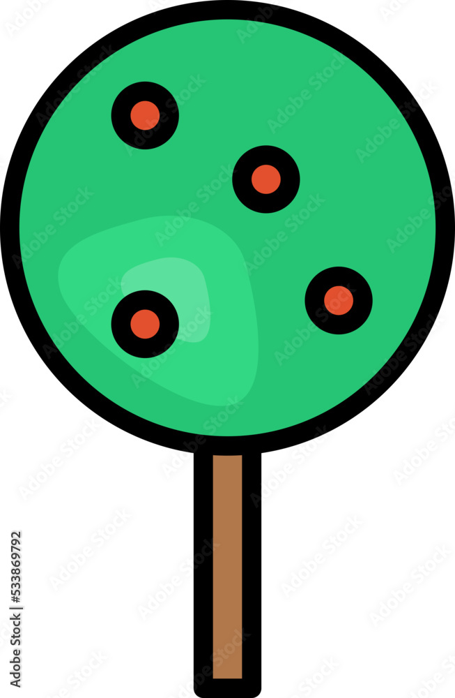 Obraz premium tree illustration