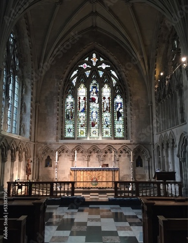 Interior of the cathedral of saint © KeePing