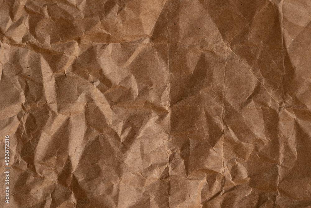 Obraz premium Crumpled paper texture. Paper background.