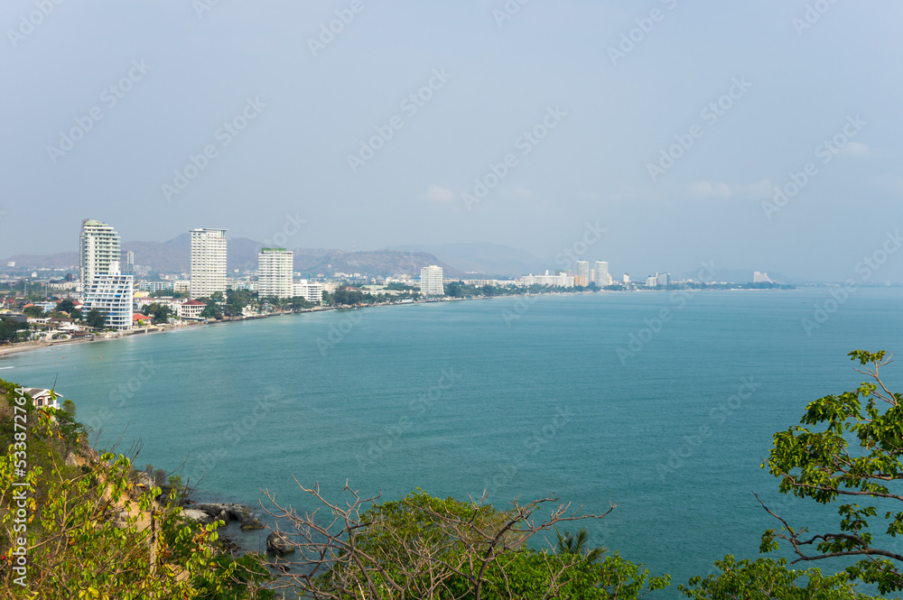 View of Hua Hin in Thailand