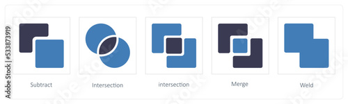  Subtract, Intersection, Merge