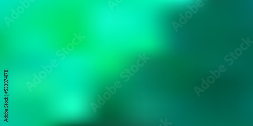 Light green vector blur background.