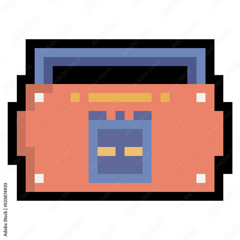 Cool Radio pixel art illustration Cool Radio pixel art illustration
