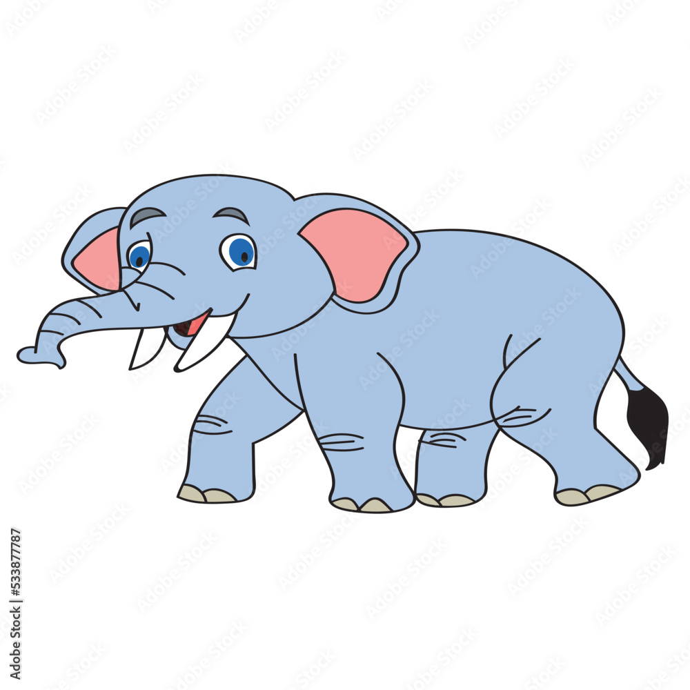 Cute Elephant vector illustration