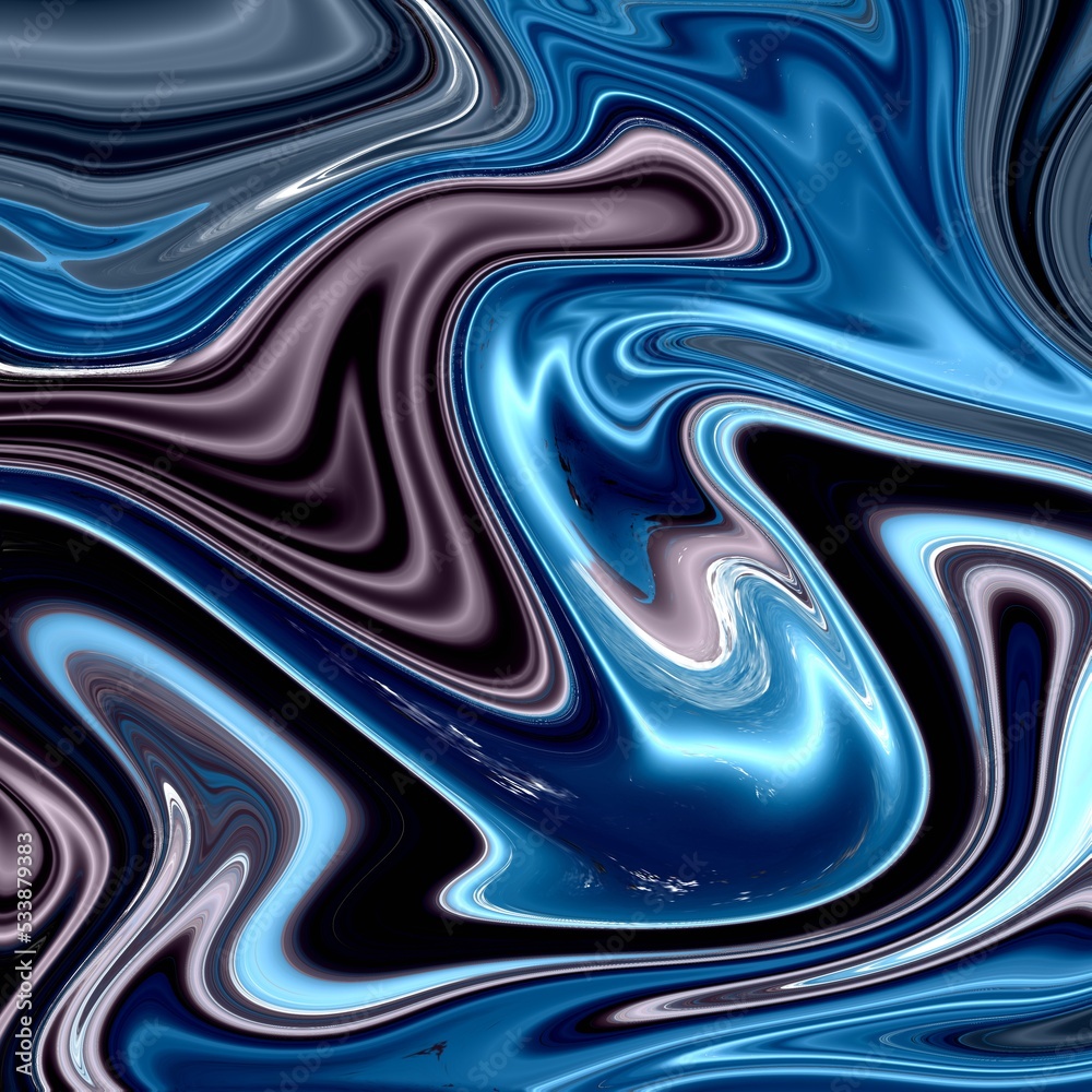 Fototapeta premium Abstract fantasy fluid marble texture background