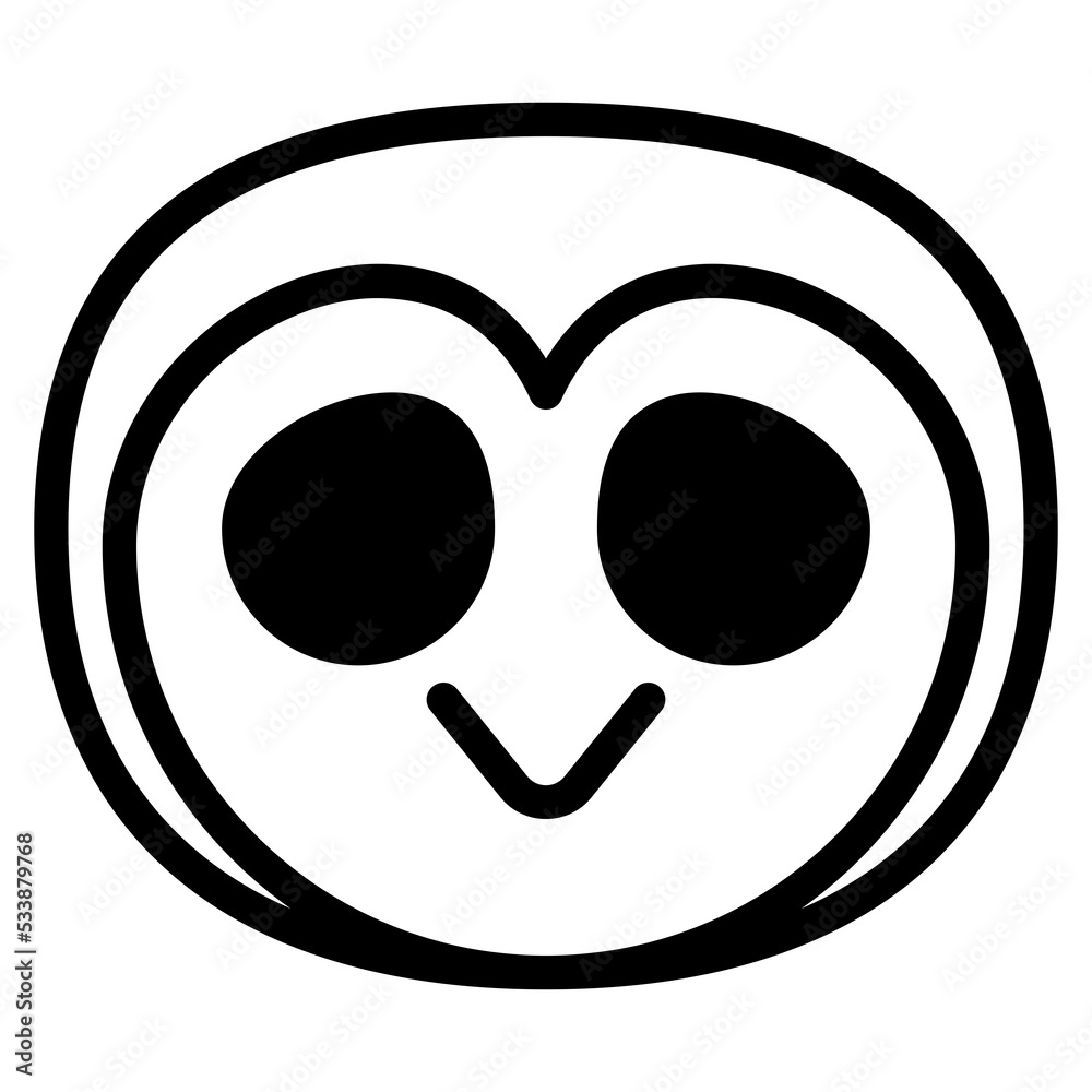 owl icon with solid line style. Suitable for website design, logo, app and UI. owl icon with solid line style. Suitable for website design, logo, app and UI.