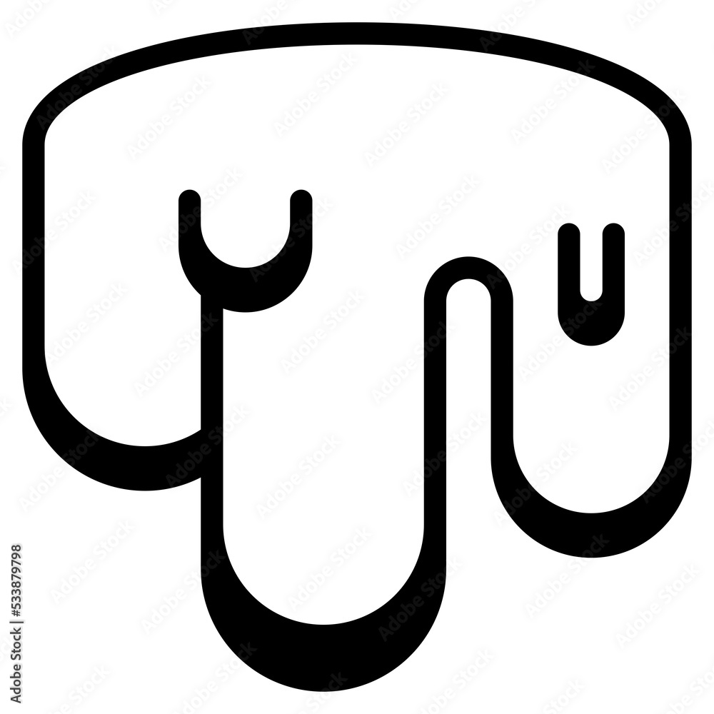 slime icon with solid line style. Suitable for website design, logo, app and UI. slime icon with solid line style. Suitable for website design, logo, app and UI.