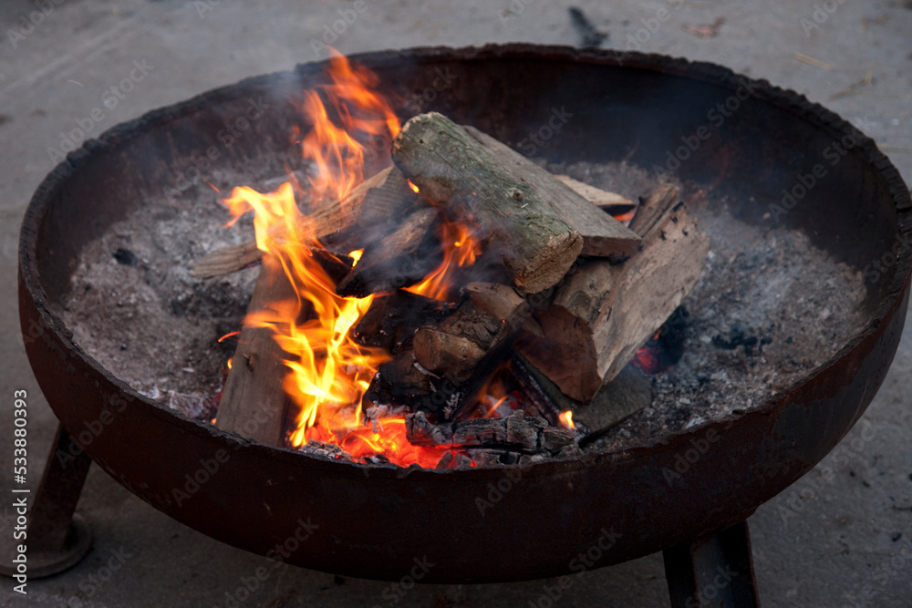 fire in the evening fire in the evening