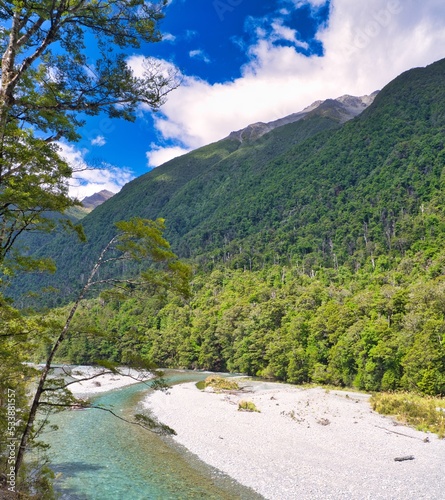Bilde på lerret Sabine River, Nelson Lakes National Park, New Zealand