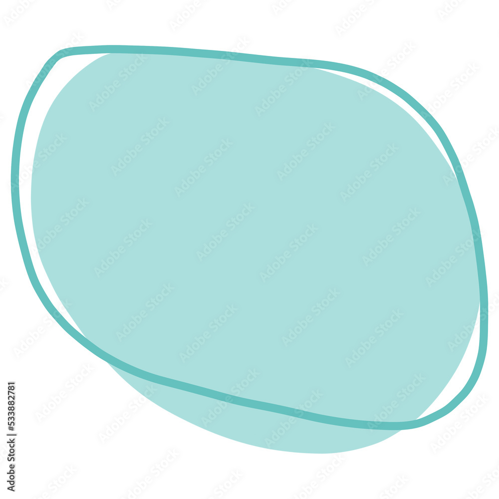 Abstract shape hand drawn doodle illustration Abstract shape hand drawn doodle illustration