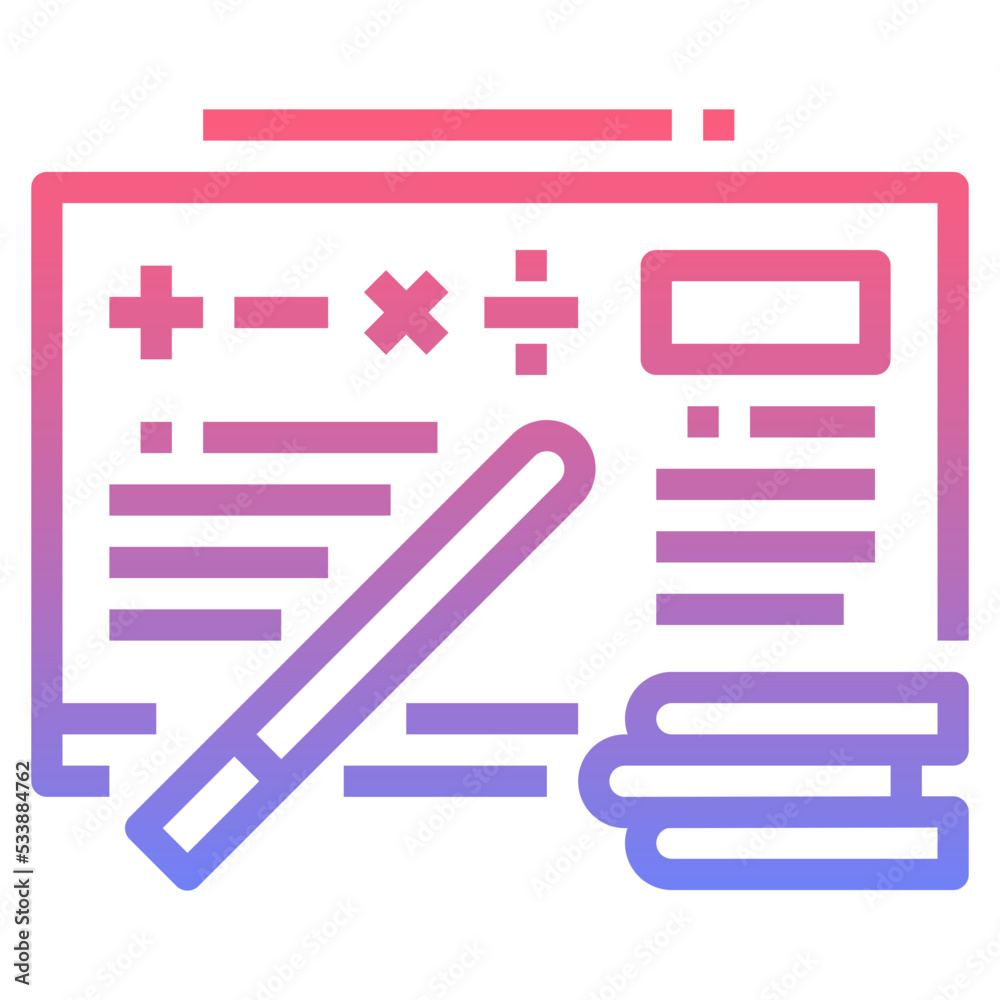 Teacher gradient icon Teacher gradient icon