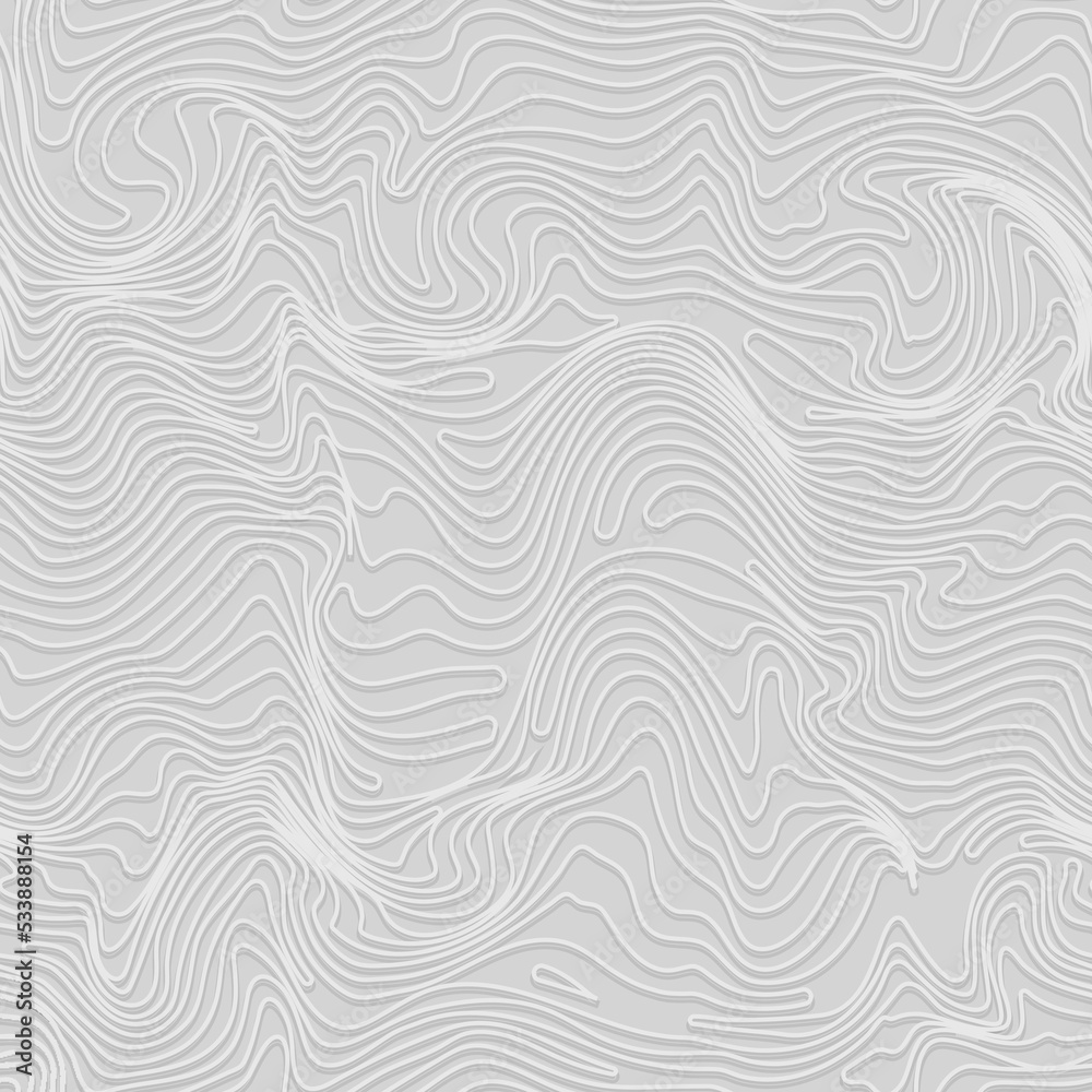 White curved line seamless pattern