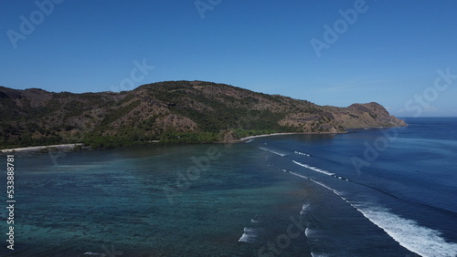 view of the coast of island © supansa