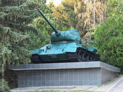 World War II memorial and fraternal war grave. Pyatigorsk, North Caucasus, Russia.