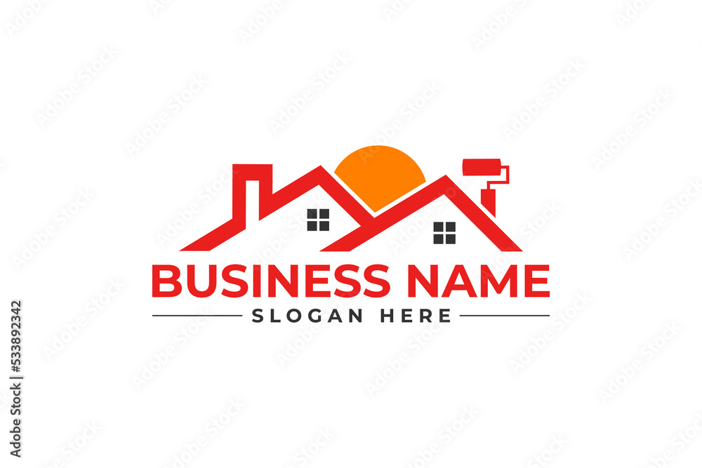 home repair, roofing, remodeling, handyman logo home repair, roofing, remodeling, handyman logo