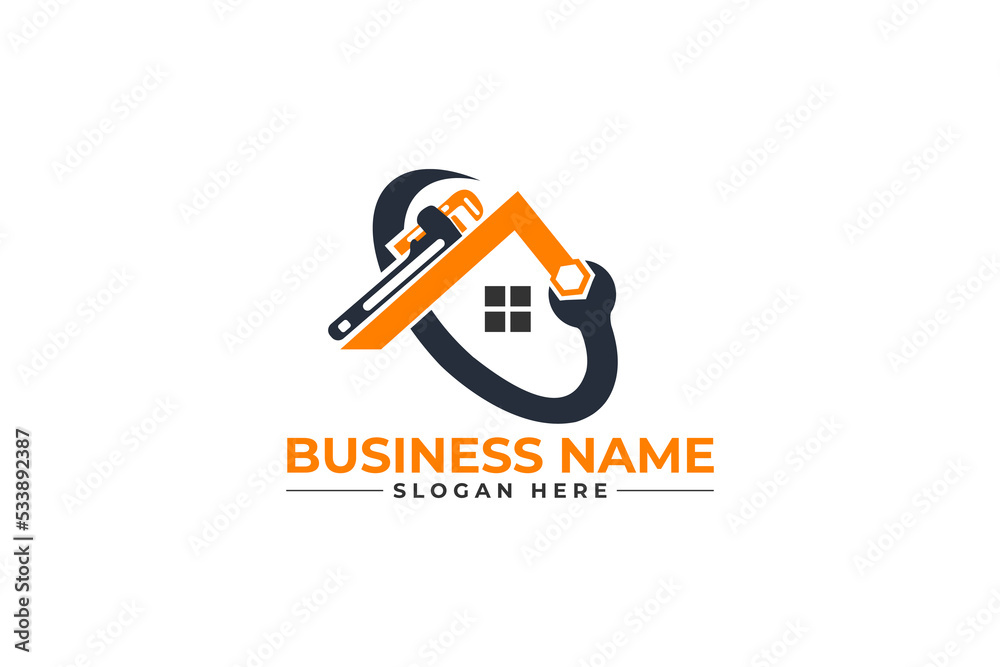 home repair, roofing, remodeling, handyman logo home repair, roofing, remodeling, handyman logo