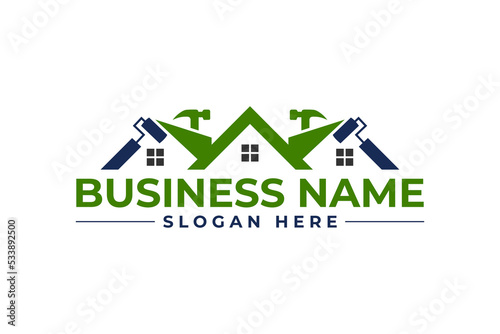 home repair, roofing, remodeling, handyman logo