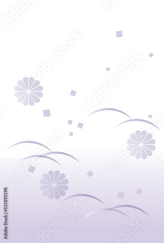 喪中はがき　シンプル　ビジネス