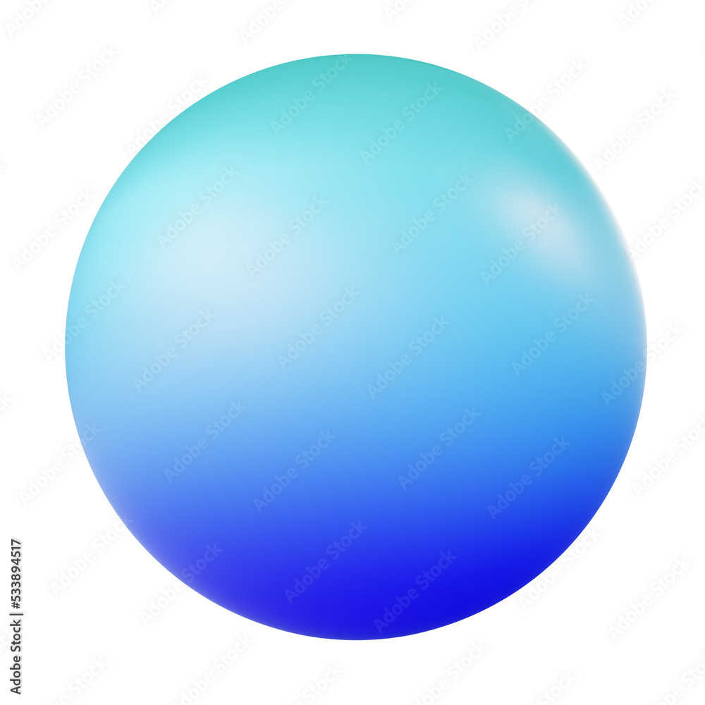 3d sphere smooth gradient dynamic object for business template. Trendy colorful png element , for crypto covers, backgrounds, ads.