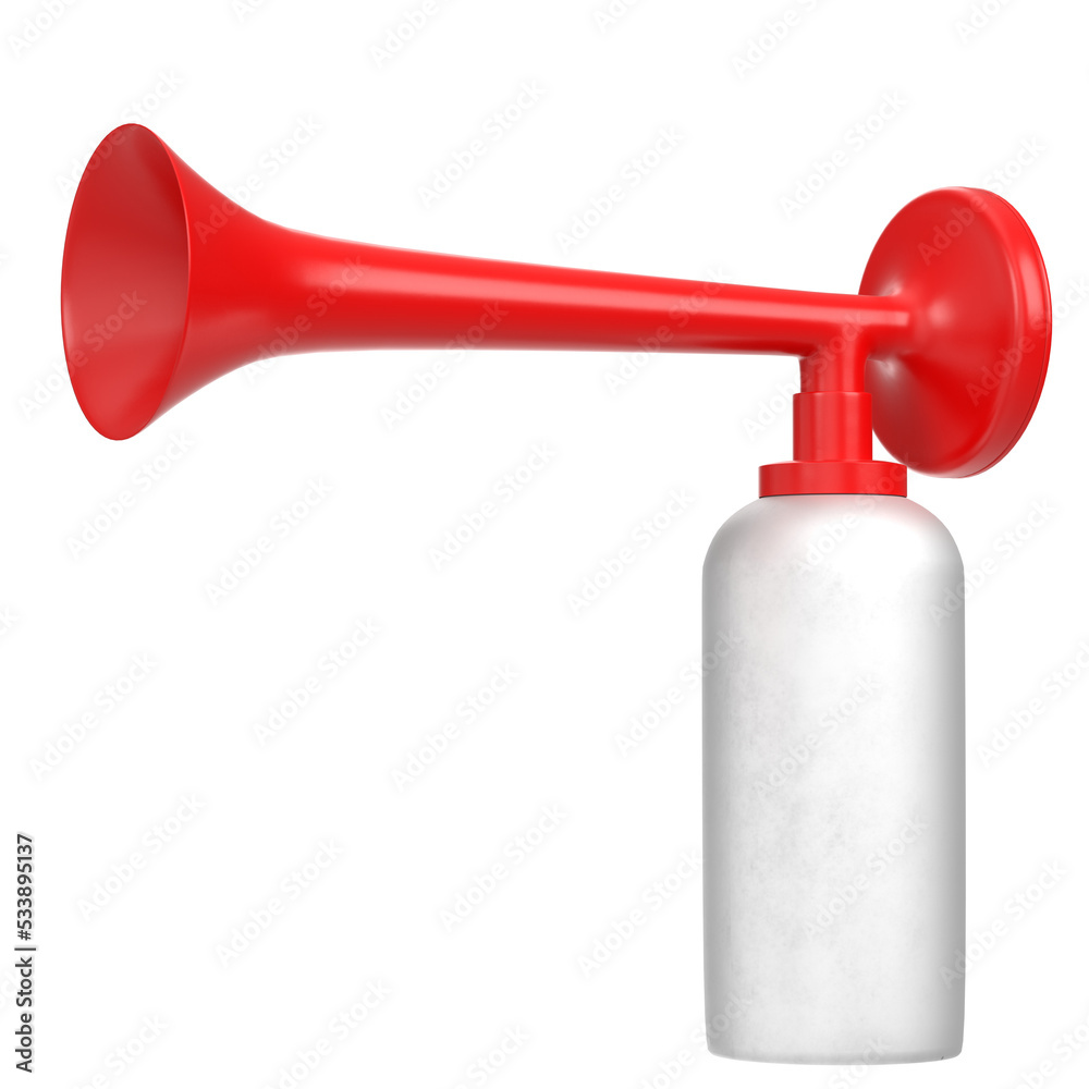 3d rendering illustration of an air horn 3d rendering illustration of an air horn