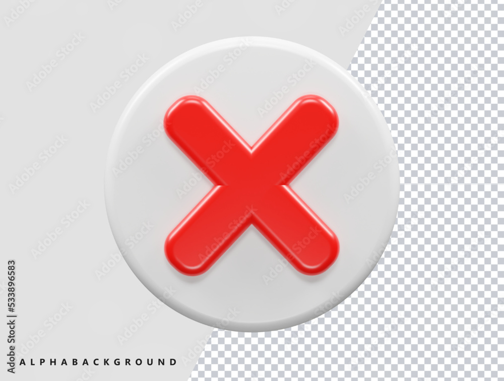 Obraz premium Interface icon 3d vector illustration