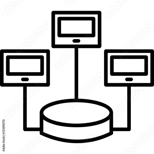 Distributed Database Icon