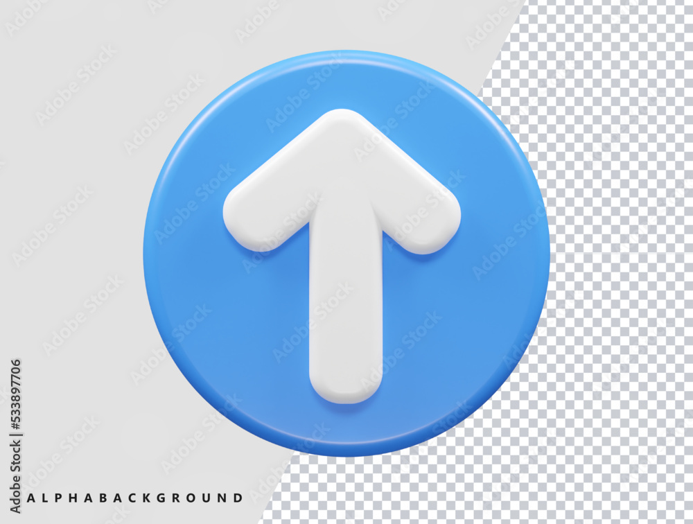 Arrow icon rendering illustration Arrow icon rendering illustration