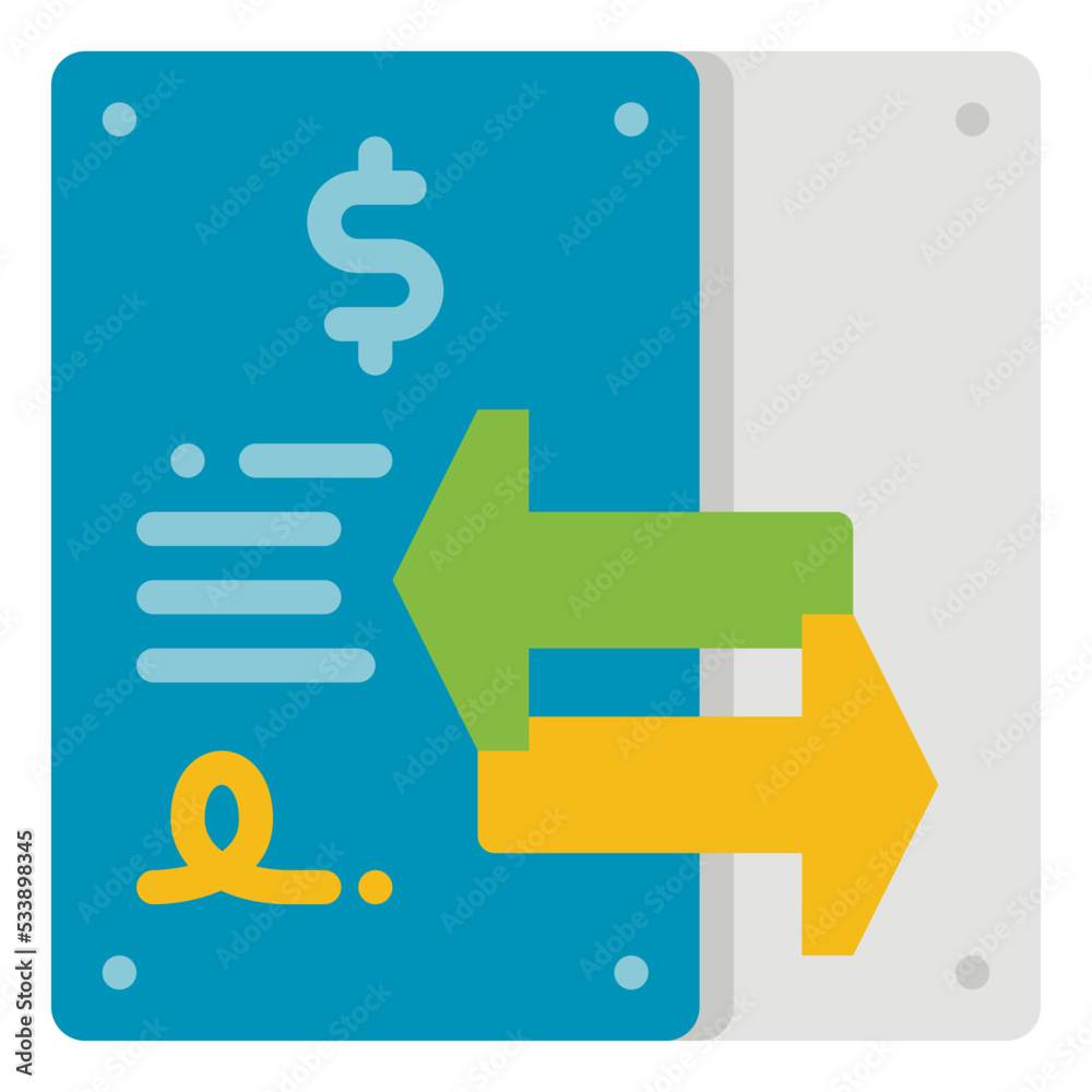 Exchange flat icon Exchange flat icon