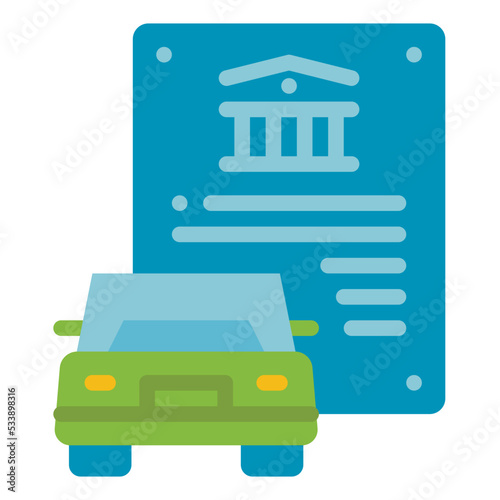 car flat icon
