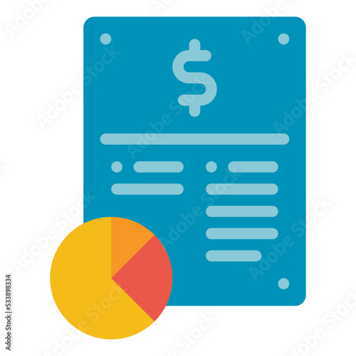debenture flat icon