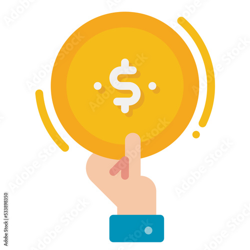 fund flat icon
