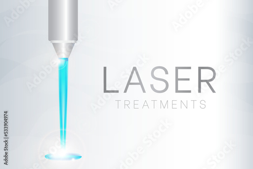Laser Treatments  Illustration Background