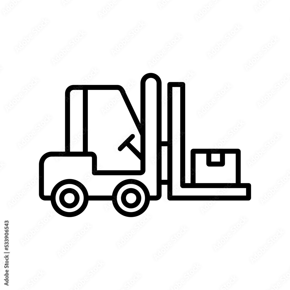 Forklift Icon Forklift Icon