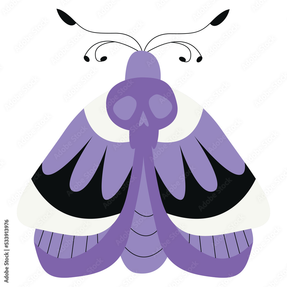 Obraz premium butterfly mystical magic clipart