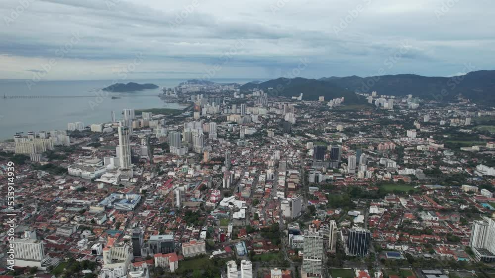 Georgetown, Penang Malaysia - May 14, 2022: The Amazing Scenery of around Armenian Street and Georgetown Georgetown, Penang Malaysia - May 14, 2022: The Amazing Scenery of around Armenian Street and Georgetown