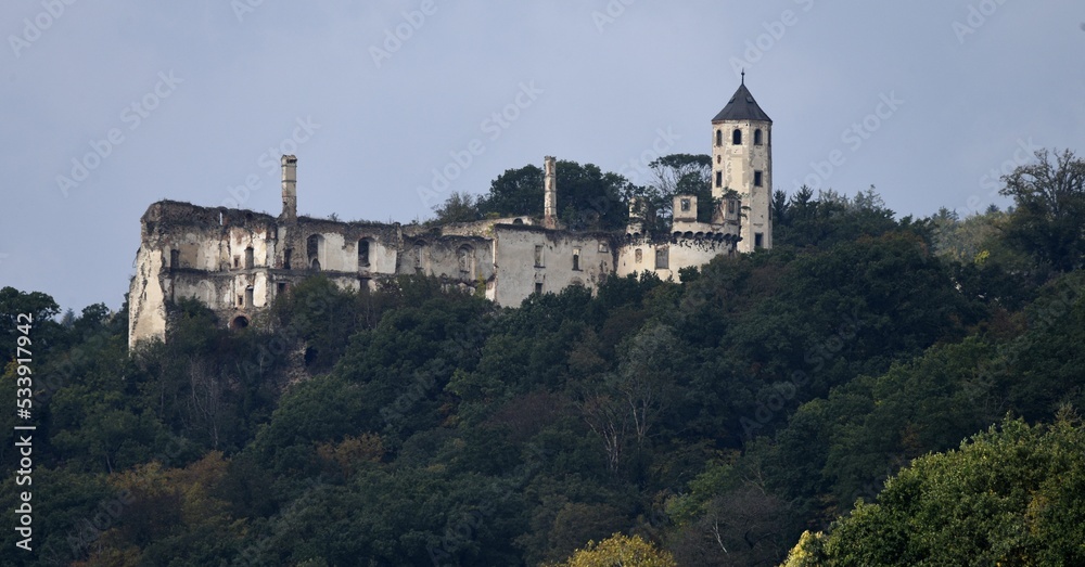 Hohenegg medieval castle in Austria.