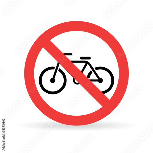 no cycling sign
