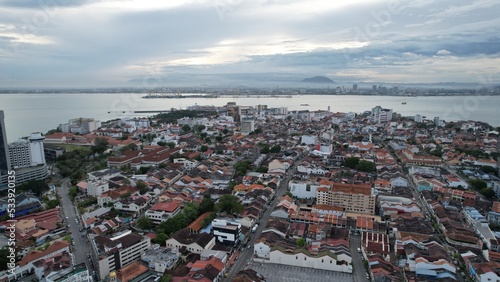 Georgetown  Penang Malaysia - May 14  2022  The Amazing Scenery of around Armenian Street and Georgetown