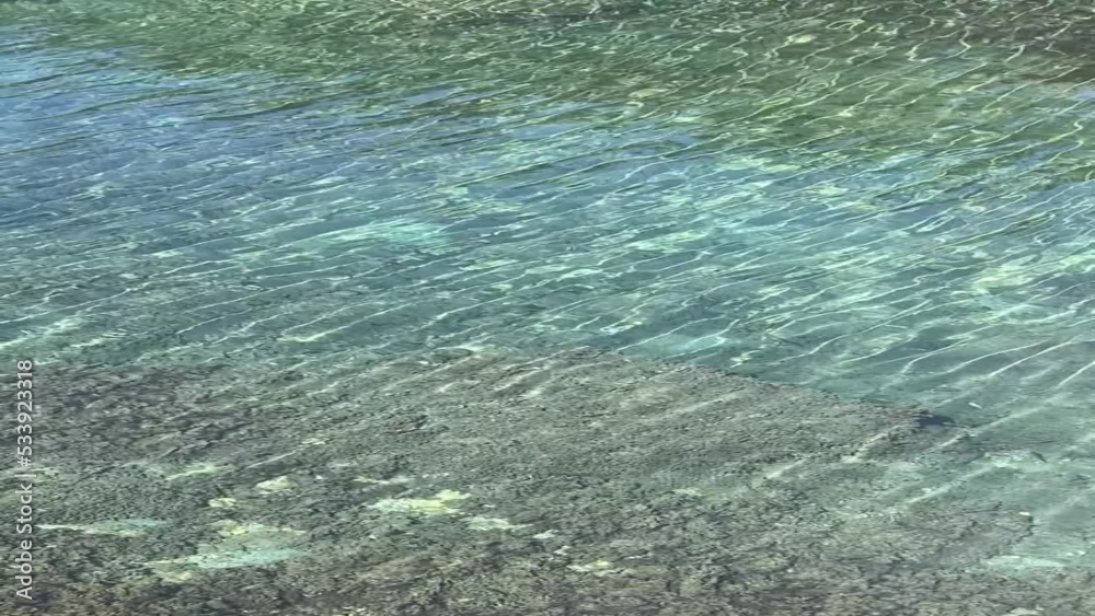 Sea clear water flowing in the paradise lagoon. Sea clear water flowing in the paradise lagoon.