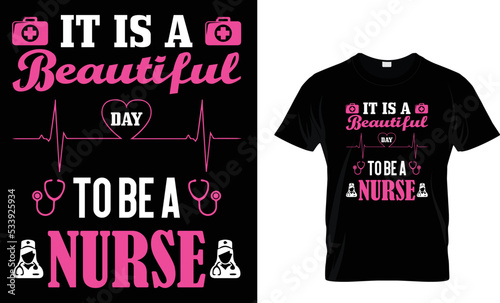 Best nursing t shirt design  template  photo