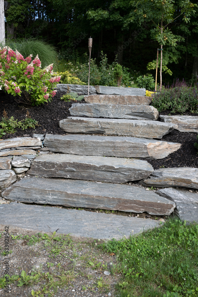 A beautiful stone stair case